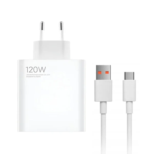 شارژر 120 وات شیائومی به همراه کابل