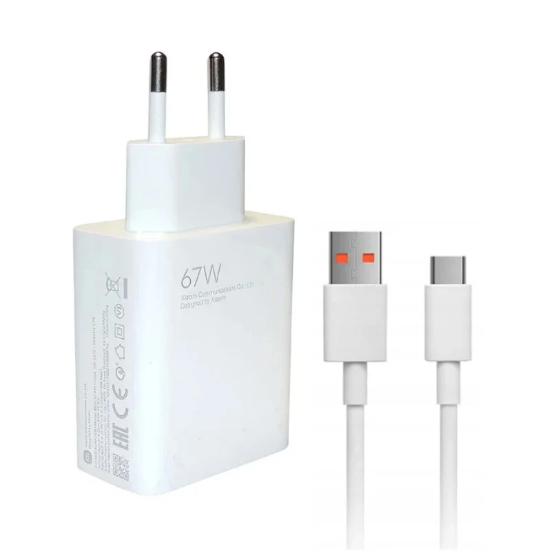 شارژر 67 وات شیائومی به همراه کابل
