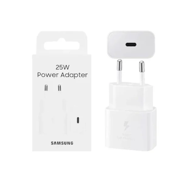 شارژر 25 وات دو پین سامسونگ مدل EP-T2510 سفید