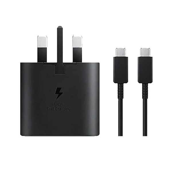 شارژر 25 وات سامسونگ مدل EP-TA800 به همراه کابل